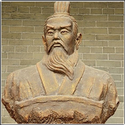 曹操半身像鑄造 曹操半身像鑄造