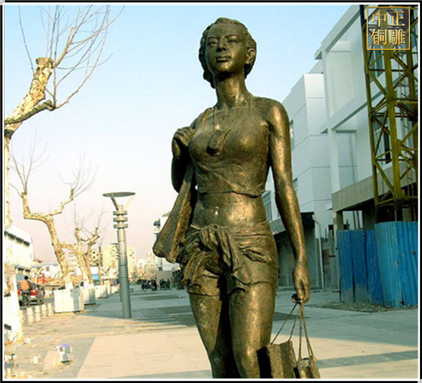 現代商場購物女孩人物銅像.jpg 現代商場購物女孩人物銅像.jpg