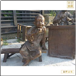 步行街人物銅雕塑制作價格 