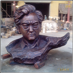 純銅施光南半身像鑄造 純銅施光南半身像鑄造