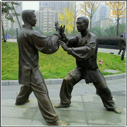 園林打太極人物雕塑定制 園林打太極人物雕塑定制