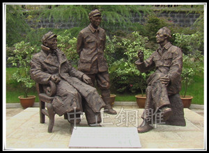 園林情景小品銅像