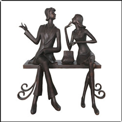 愛(ài)青銅雕塑