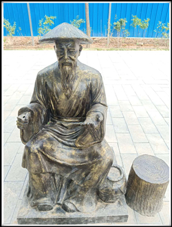 姜太公釣魚雕塑