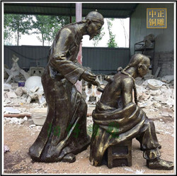 中醫拔罐雕塑|拔罐銅雕塑 中醫拔罐雕塑|拔罐銅雕塑