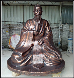 孫臏銅雕塑|鑄銅孫臏雕塑