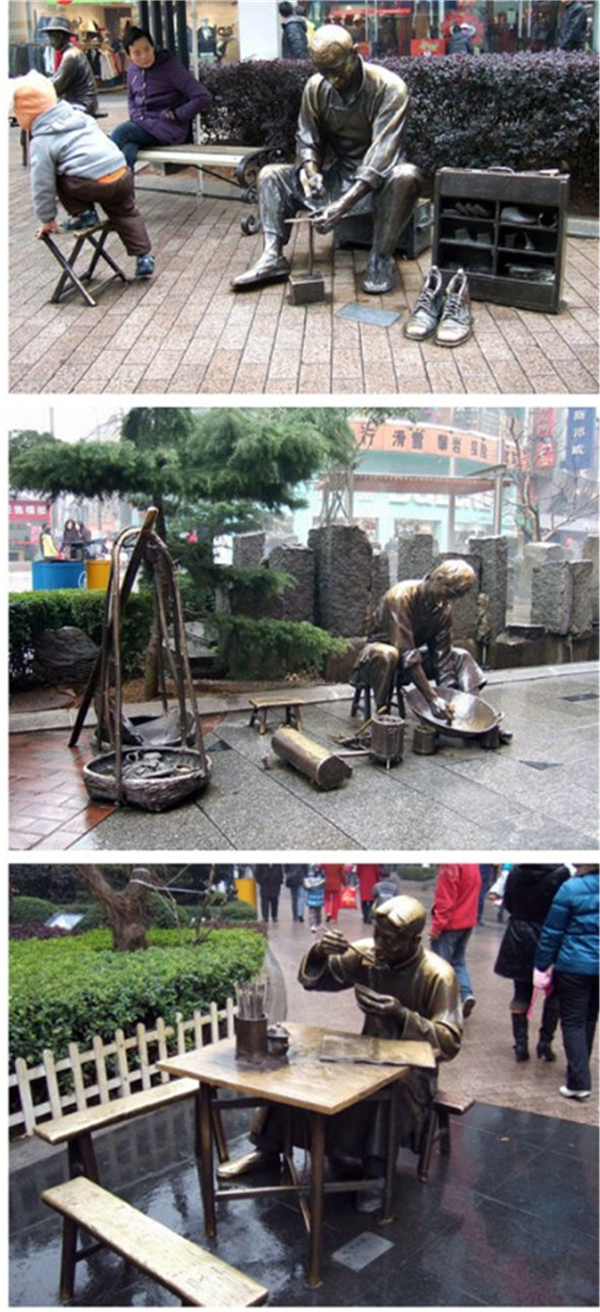 步行街飲食雕塑 步行街飲食雕塑