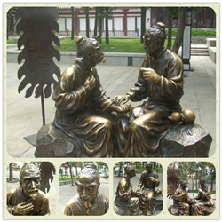 步行街雕塑懸壺濟世 步行街雕塑懸壺濟世
