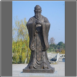 鑄銅大型孔子像 鑄銅大型孔子像