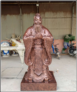 室外大型孔子定做 室外大型孔子定做