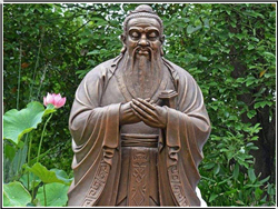 園區(qū)孔子雕塑鑄造 園區(qū)孔子雕塑鑄造