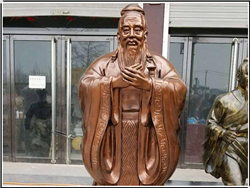 銅雕孔子雕塑 銅雕孔子雕塑